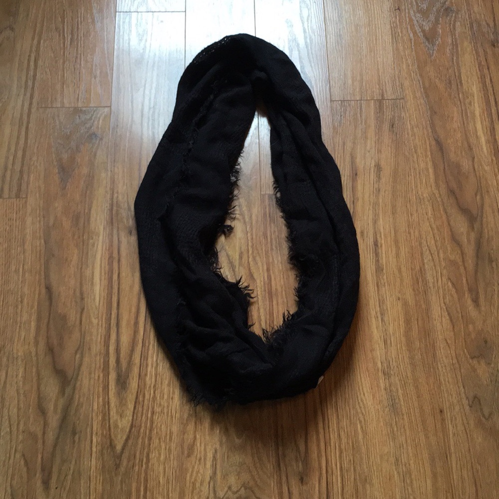 Black wrap around scarf